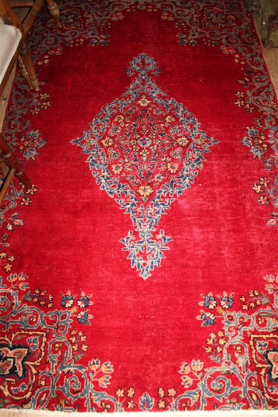 Red ground Araak rug 2.10 x 1.26